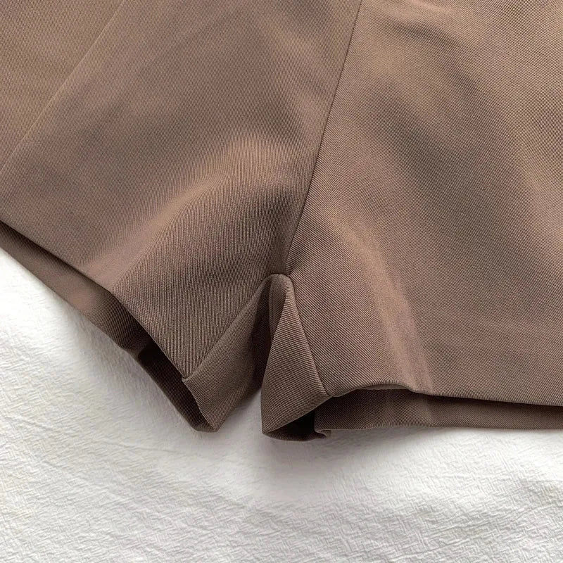 Belted High Waisted Shorts Belted High Waisted Shorts