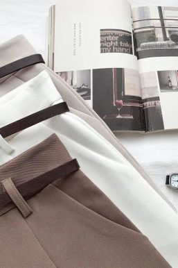 Belted High Waisted Shorts