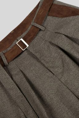 Belted Pleated Pants