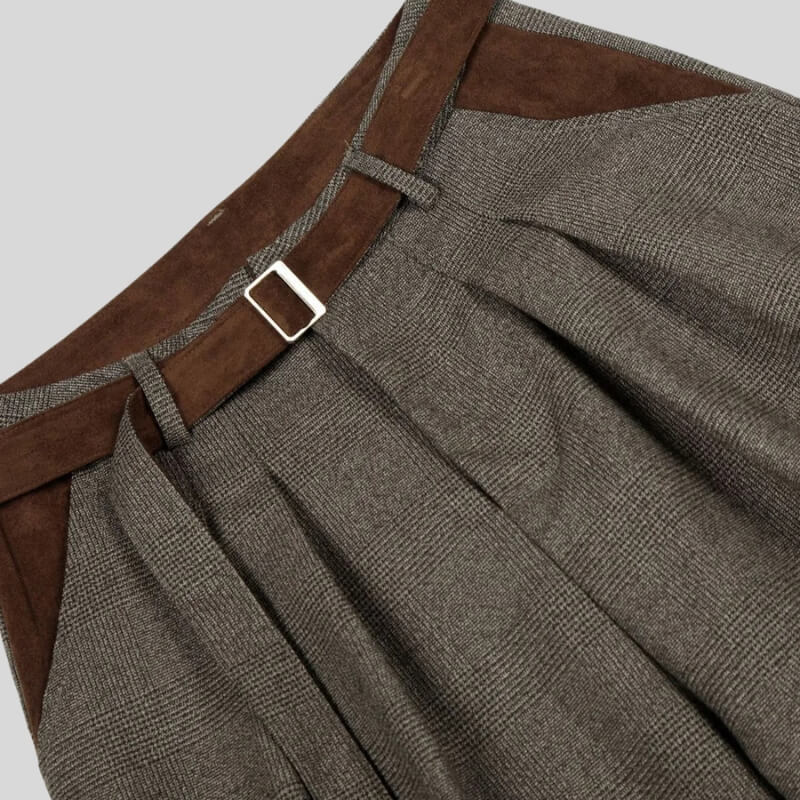 Belted Pleated Pants Belted Pleated Pants