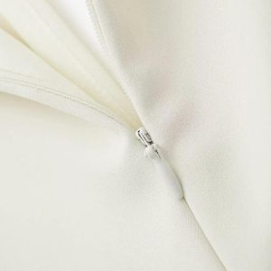 Belted Plunge Neck Mini Dress