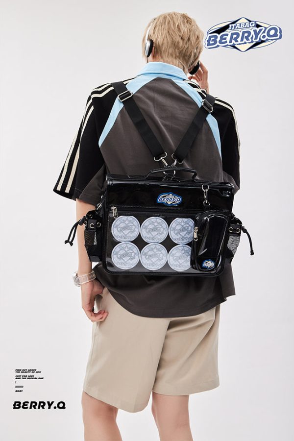 BERRYQ Casual ACGN Ita Bag Gender Neutral Style Shoulder Bag