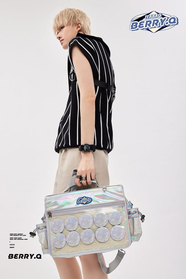 BERRYQ Casual ACGN Ita Bag Gender Neutral Style Shoulder Bag