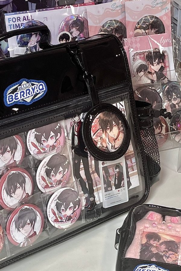 BERRYQ Casual ACGN Ita Bag Gender Neutral Style Shoulder Bag