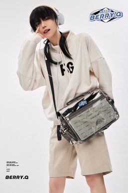 BERRYQ Casual ACGN Ita Bag Gender Neutral Style Shoulder Bag