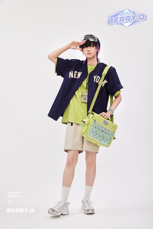 BERRYQ Casual ACGN Ita Bag Gender Neutral Style Shoulder Bag