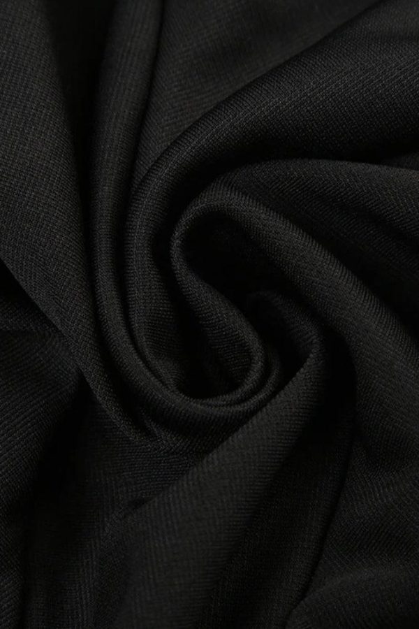 Black Coquette Mini Skirt