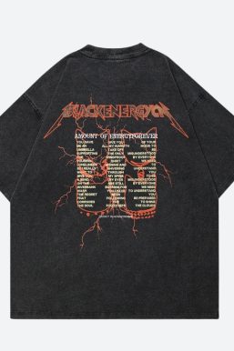 Black Energy Cat Band Tee