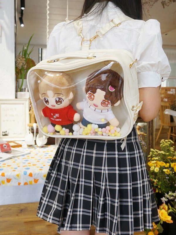 Black Ita Messenger Bag - Backpack