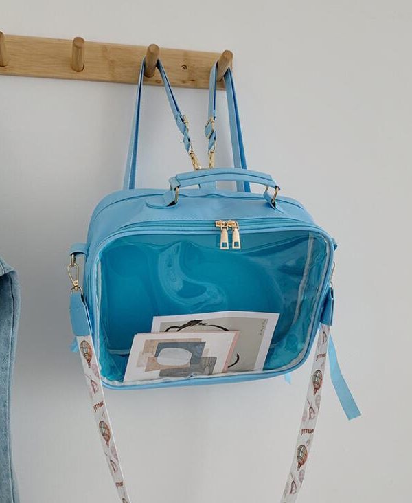 Black Ita Messenger Bag - Backpack