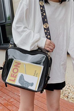 Black Ita Messenger Bag - Backpack