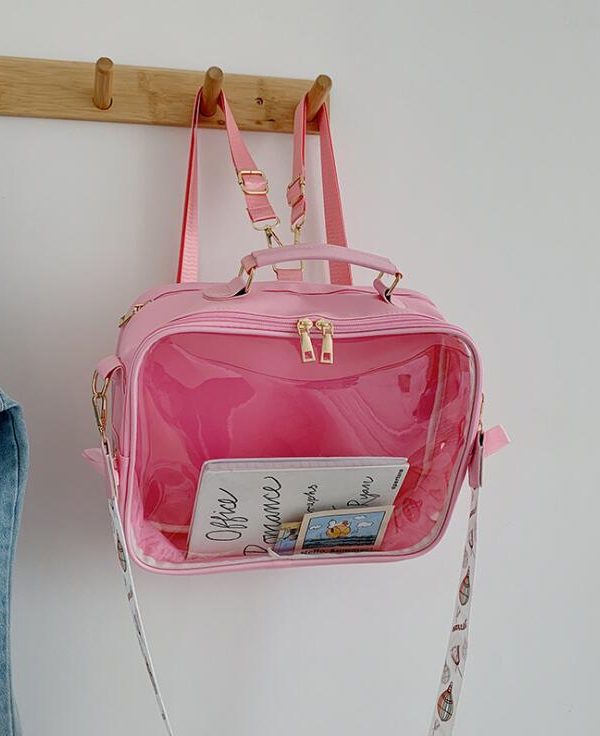 Black Ita Messenger Bag - Backpack