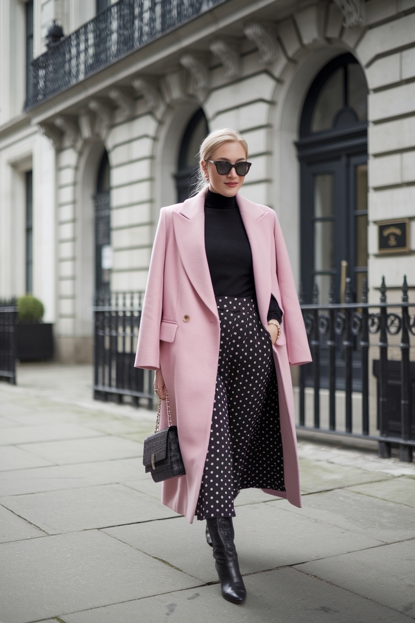 Black and Pink Outfit Ideas: A Colorful Contrast outfit idea