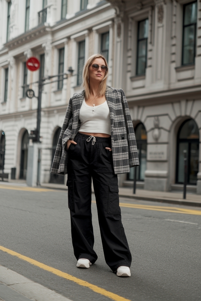 Black Cargo Pants Outfit Casual: Effortless Style Guide outfit idea