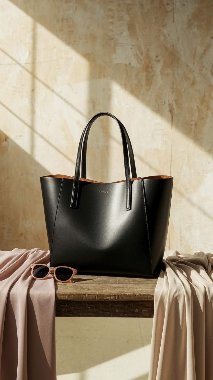 Black Tote Bag Design for Timeless Elegance outfit idea