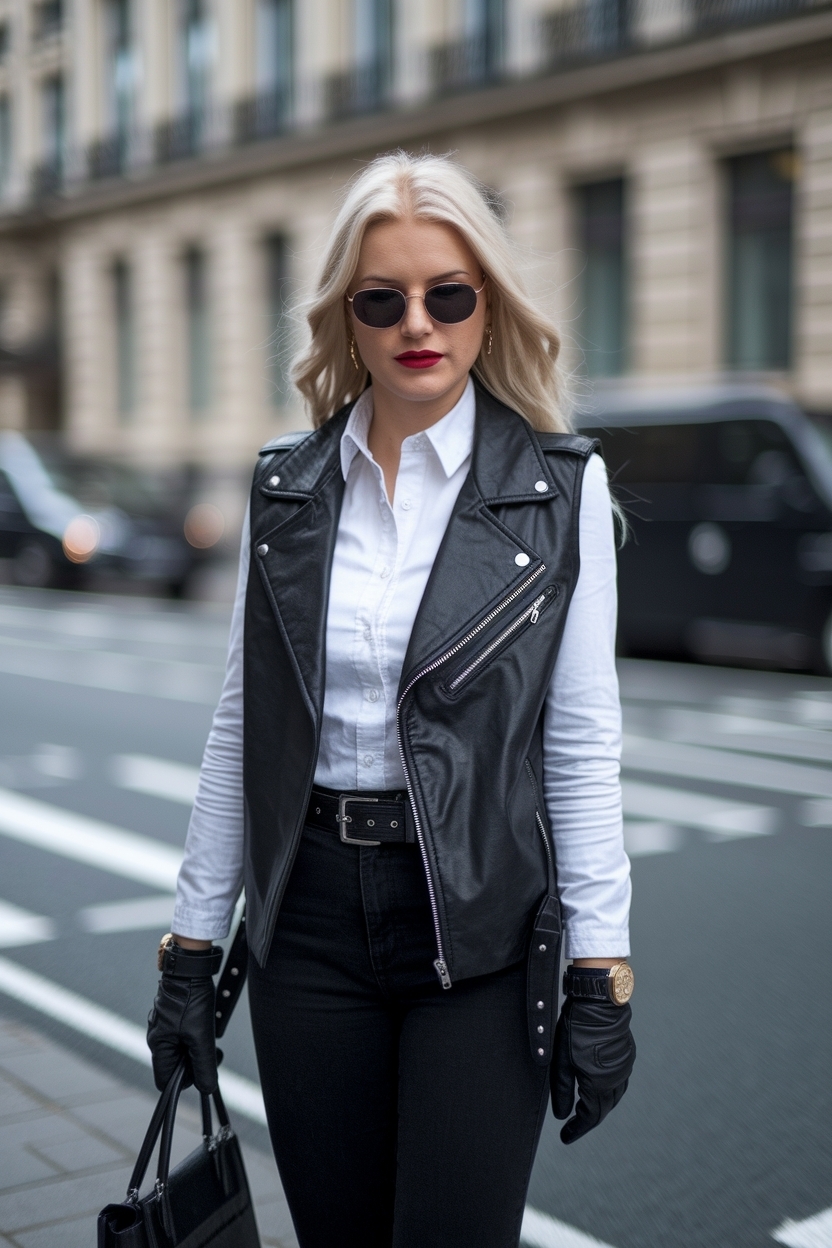 Black Vest Outfits for Women Baddie: Fierce and Fashionable outfit idea
