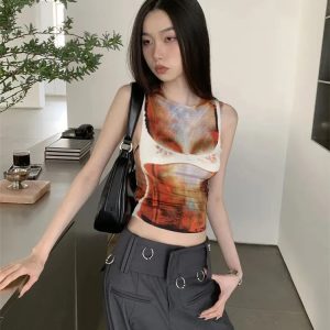 Body Printed Tank Top