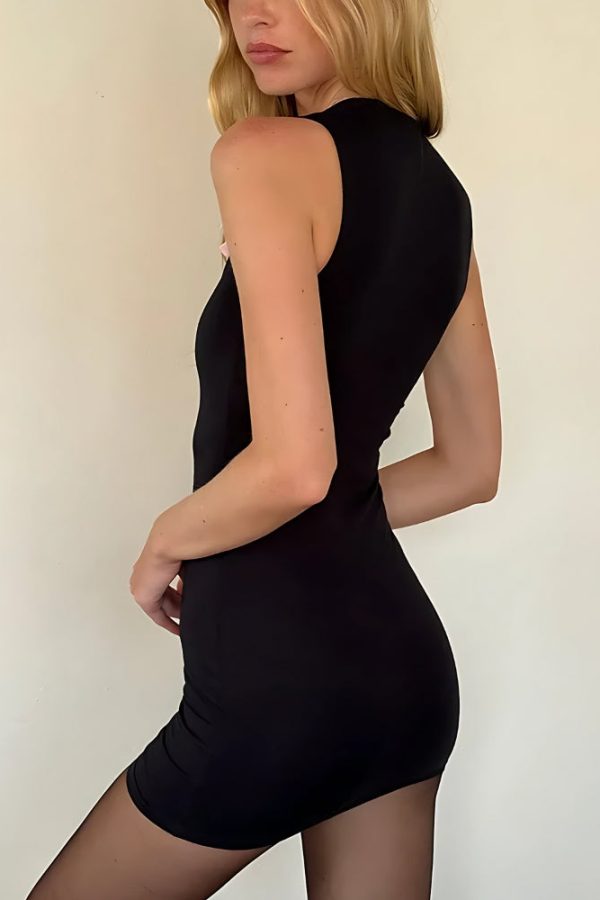 Bow Bodycon Mini Dress