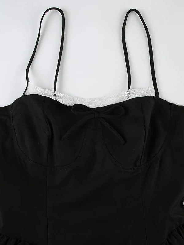 Bow Bubble Mini Dress