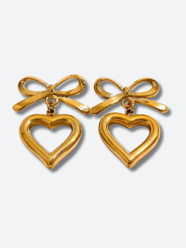 Bow & Heart Earrings Bow & Heart Earrings