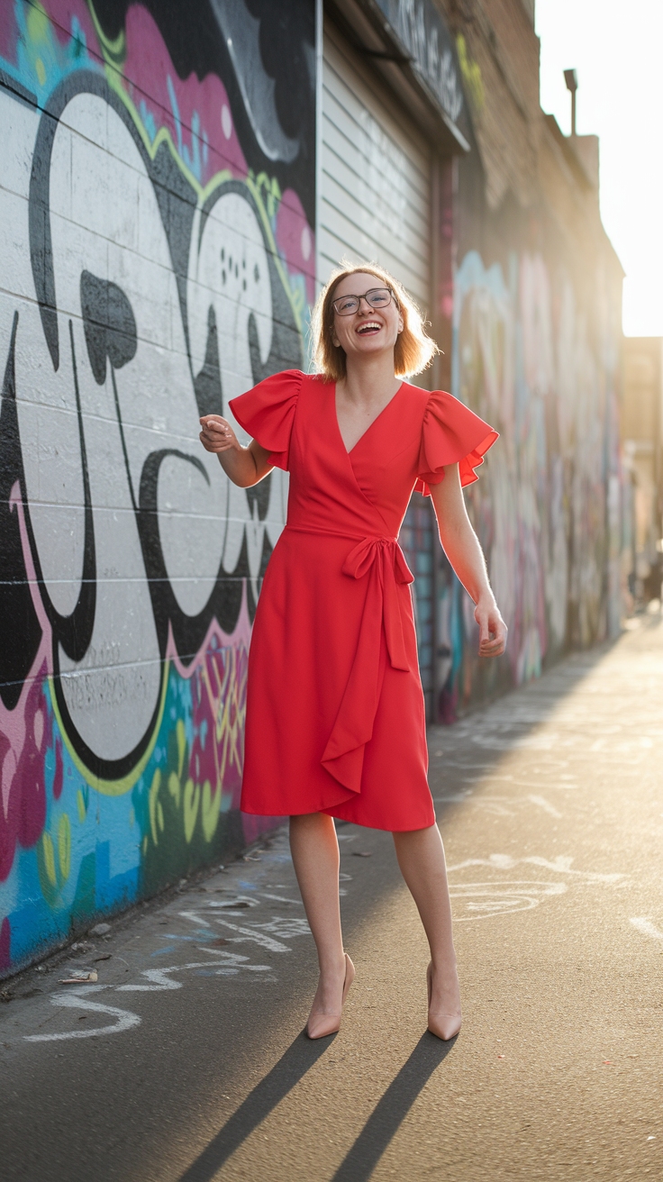 Finding the Perfect Bright Red Dress outfit idea