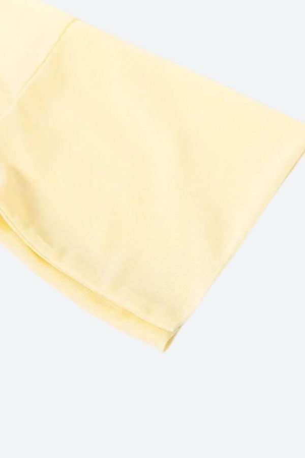 Butter Yellow Shirt & Mini Skirt Two Piece Set