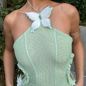 Butterfly Cut Out Maxi Dress