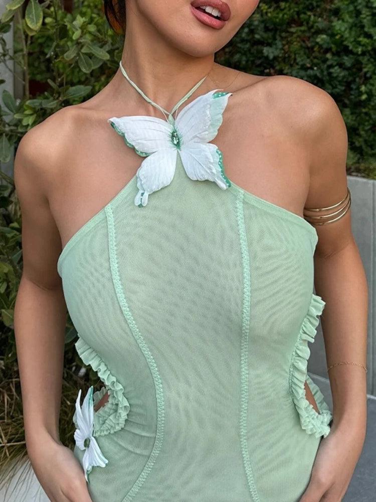 Butterfly Cut Out Maxi Dress Butterfly Cut Out Maxi Dress