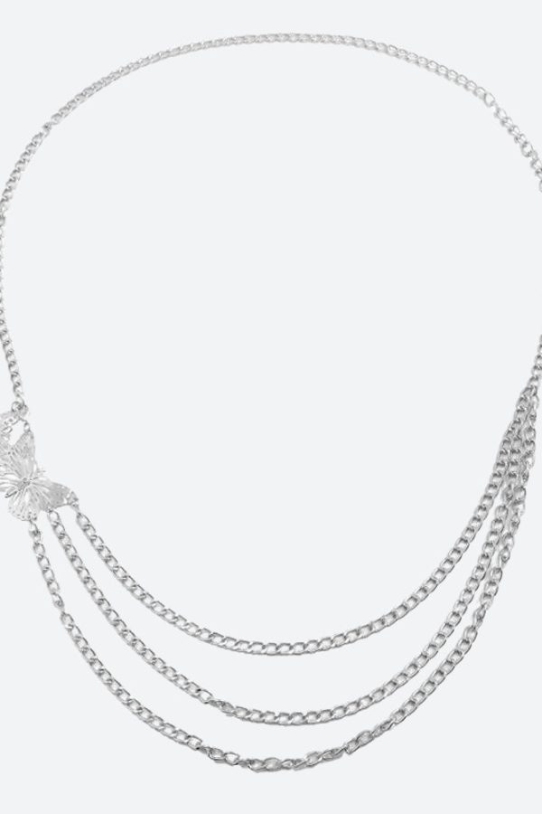 Butterfly Layered Belly Chain