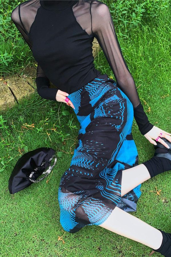 Butterfly Midi Pencil Skirt