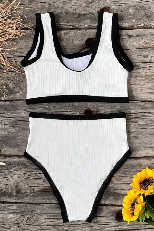 Button Up Bikini Set