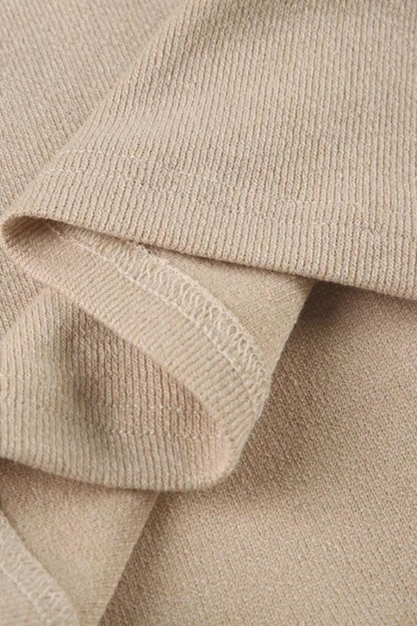 Button Up Knitted Mini Dress