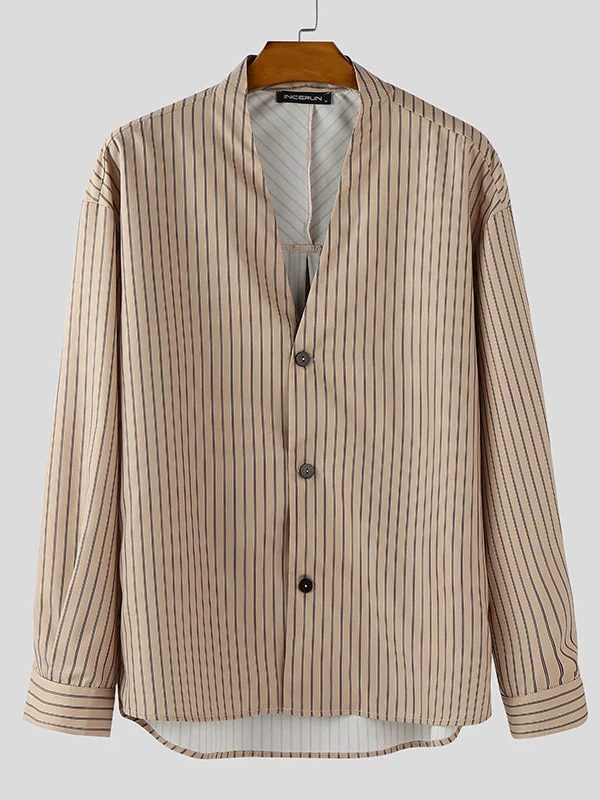 Button Up Striped Shirt