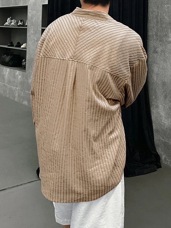 Button Up Striped Shirt