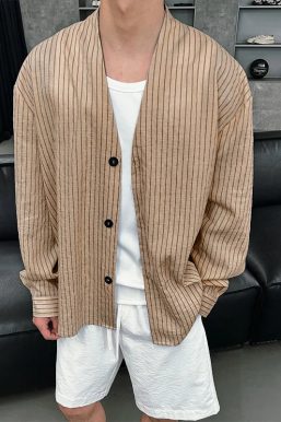 Button Up Striped Shirt