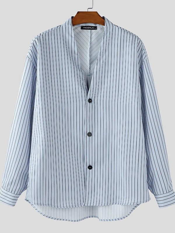 Button Up Striped Shirt