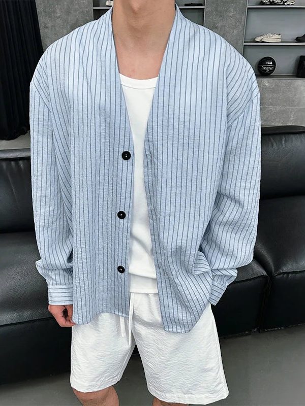 Button Up Striped Shirt