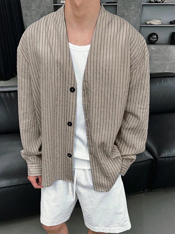 Button Up Striped Shirt