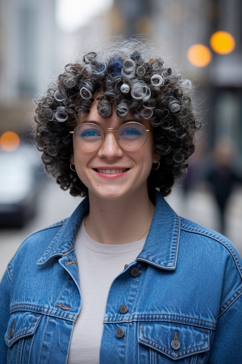 Calico Hair on Curly Hair: Styling Tips and Inspiration outfit idea