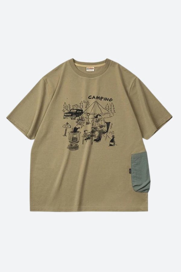 Camping Pocket Tee