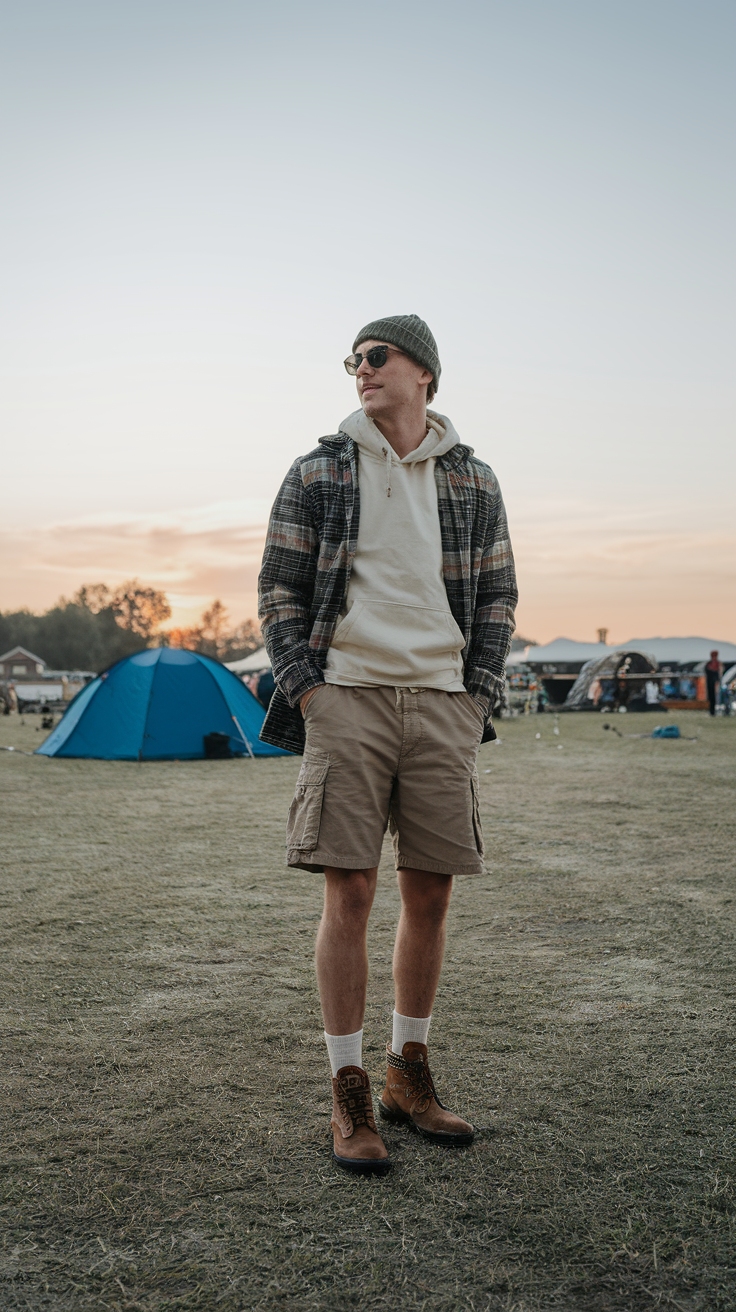 Top Camping Festival Outfits for Stylish Adventurers outfit idea
