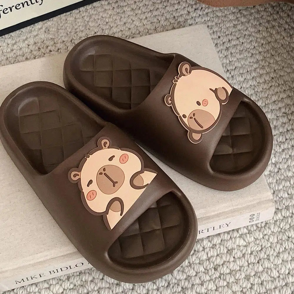 Capybara Rubber Slippers Capybara Rubber Slippers