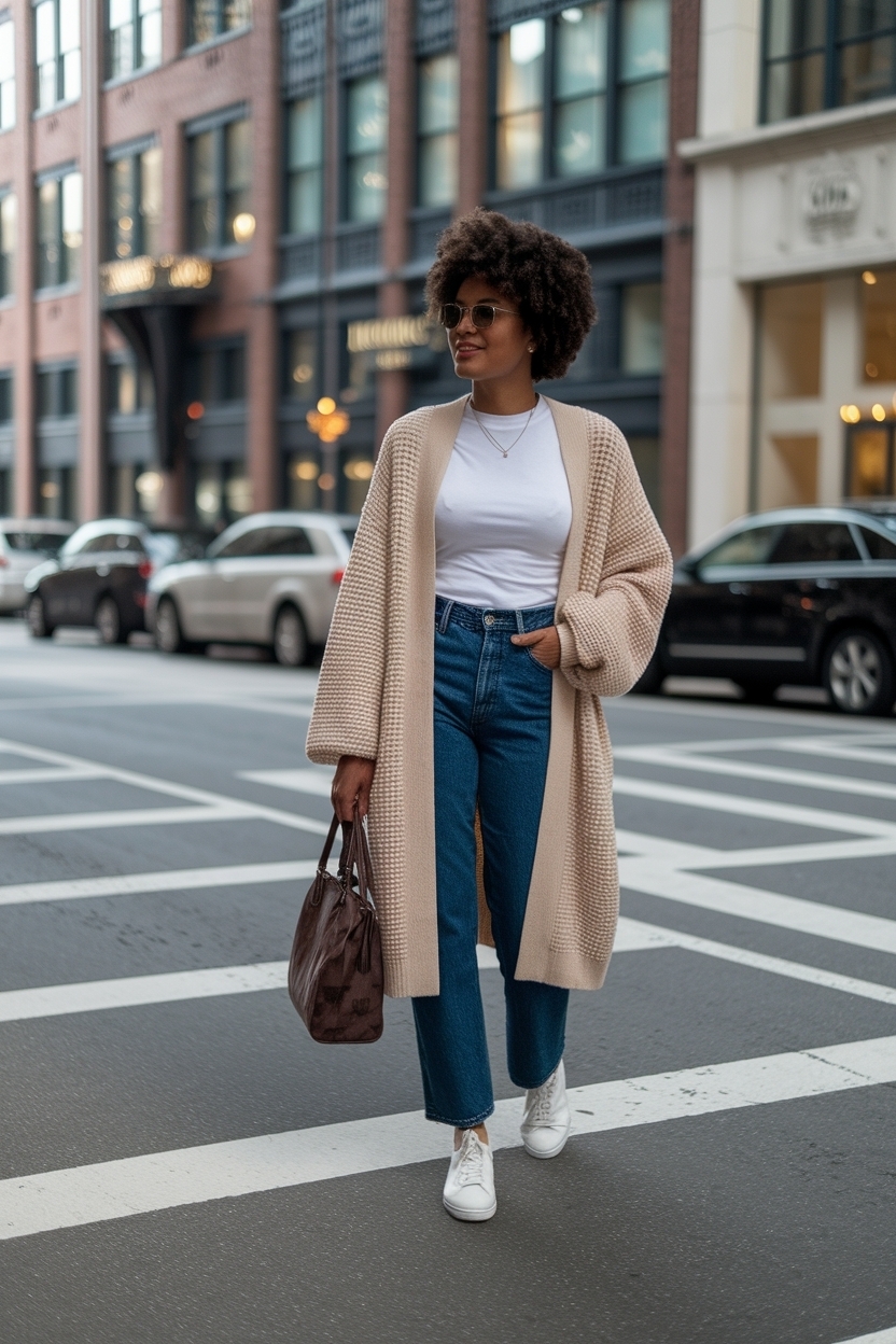 Cardigan Outfit Ideas Black Women: Cozy and Stylish Options outfit idea