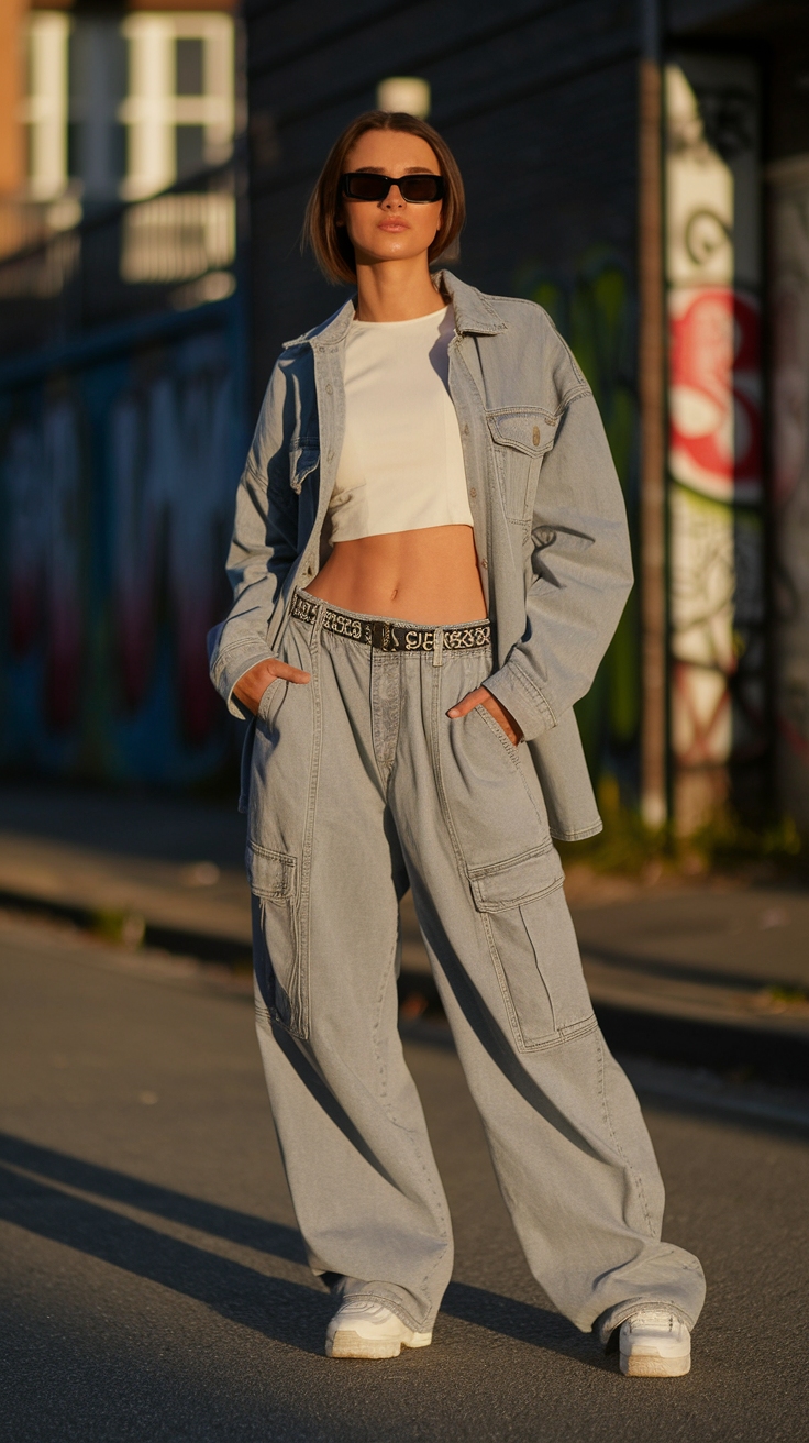 Best Looks for Cargo Baggy Pants Outfit outfit idea