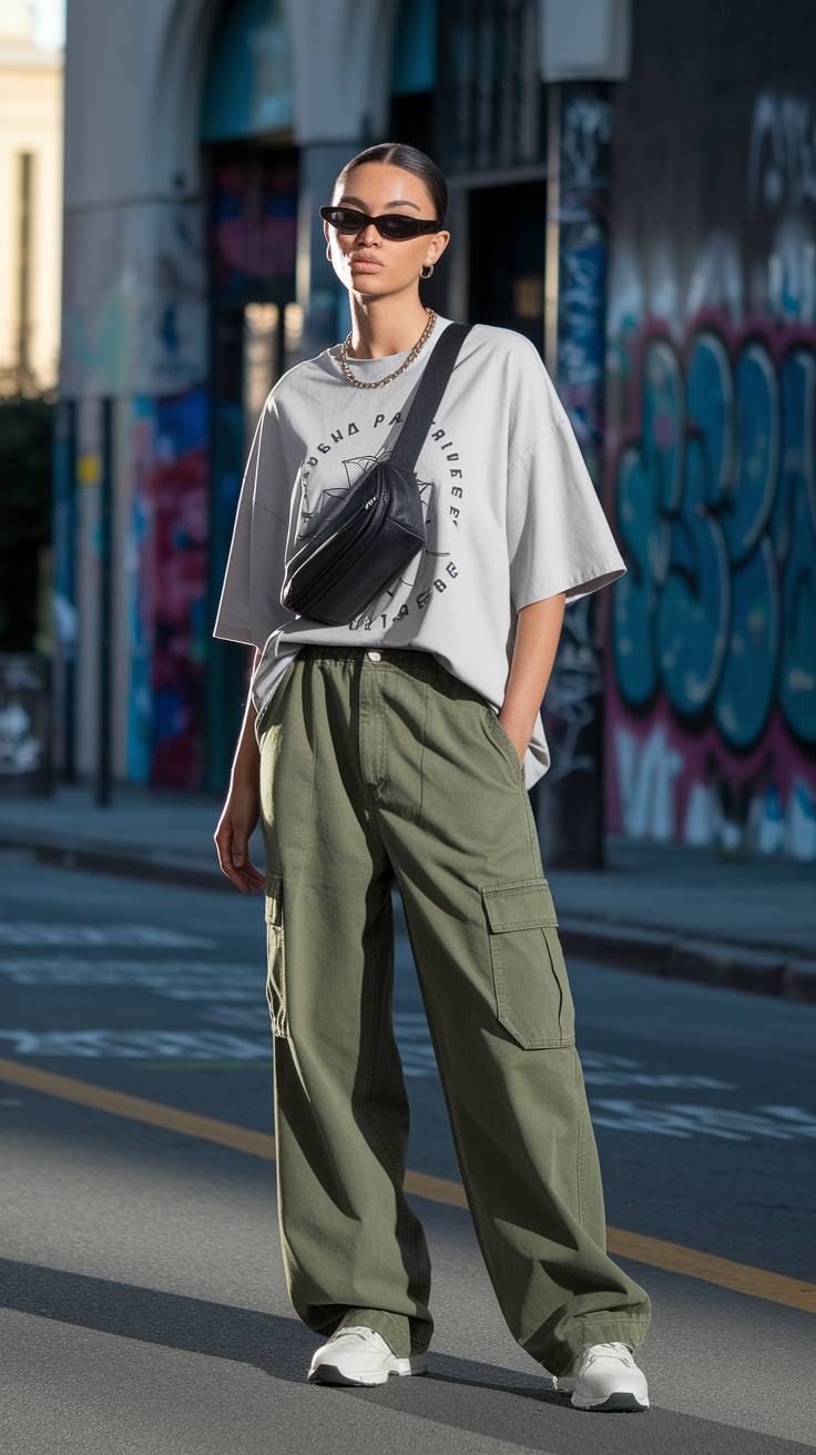 Cargo Pants: The Ultimate Trendy Wardrobe Staple outfit idea