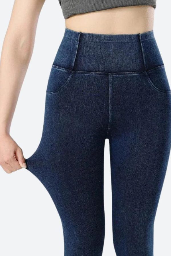 Casual High Rise Fit Denim Jeggings