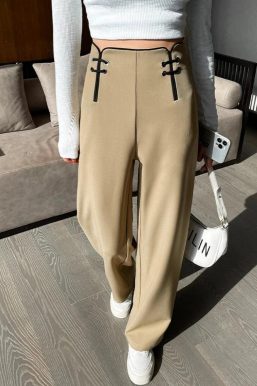 Casual High Waisted Pants