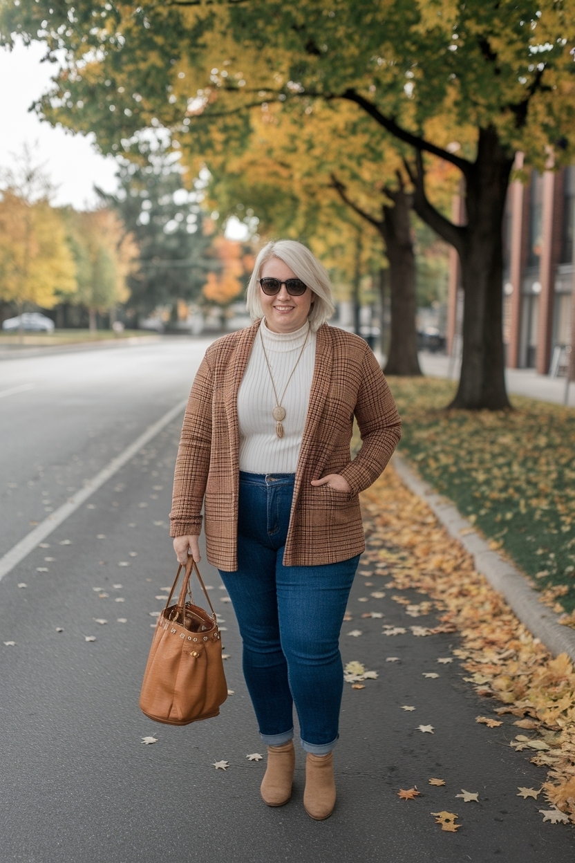 Casual Fall Outfits for Plus Size Women: Flattering Looks outfit idea