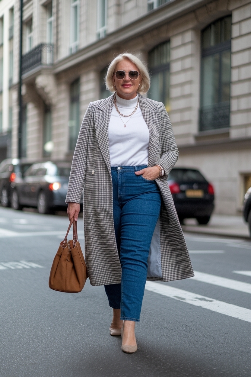 Casual Outfits for Midsize Women Over 50: Celebrating Curves outfit idea