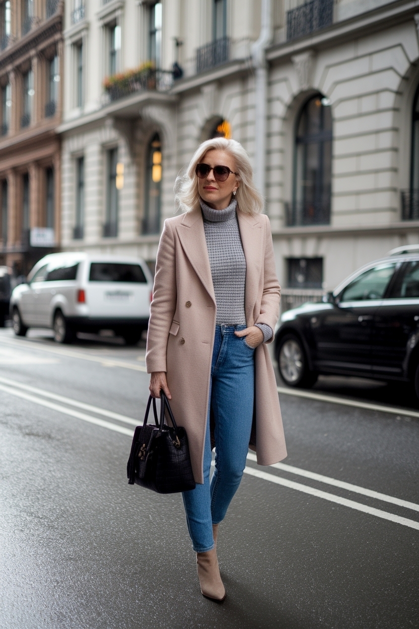 Stylish Casual Outfits for Women Over 40 Winter Looks outfit idea